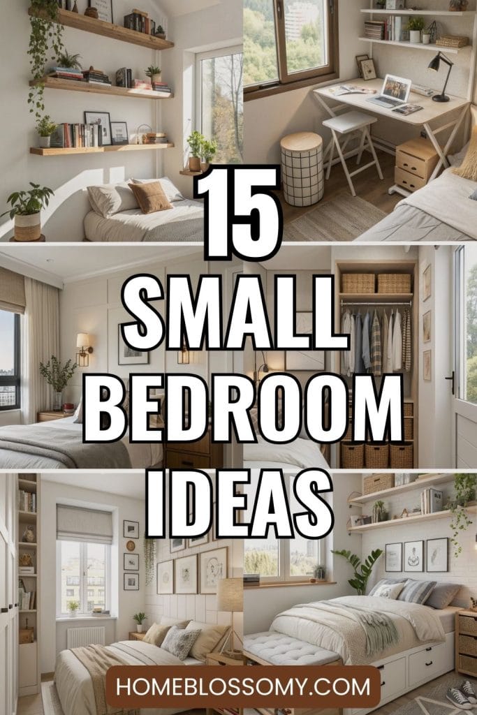 Small Bedroom Ideas: 15+ Smart, Stylish & Space-Saving Designs for Modern Homes